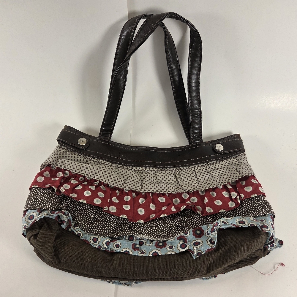 Thirty-One Multicolor Ruffle Shoulder Bag